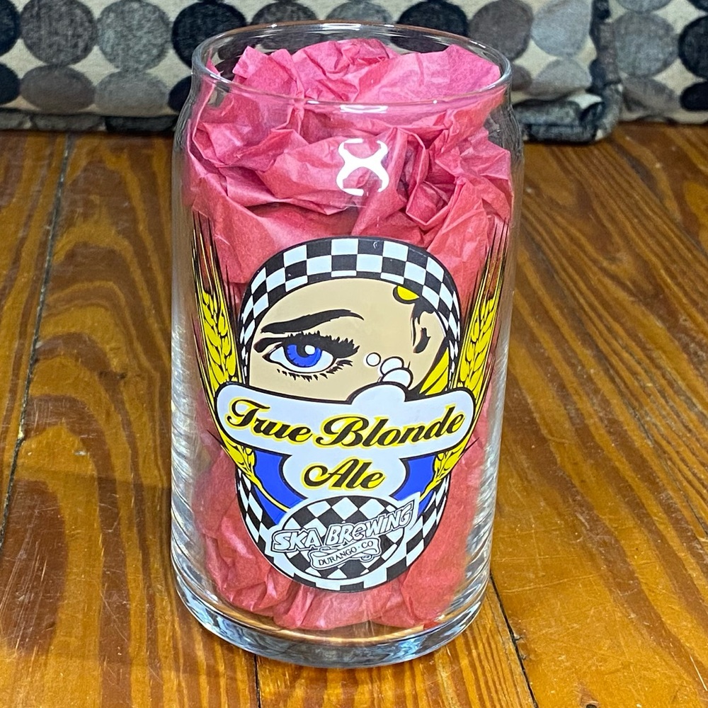 Ska Brewing True Blonde Ale Can-Shaped Glass